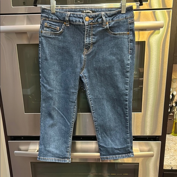 d. jeans Blue Cropped Ankle Jeans Classic Fit - Picture 1 of 4